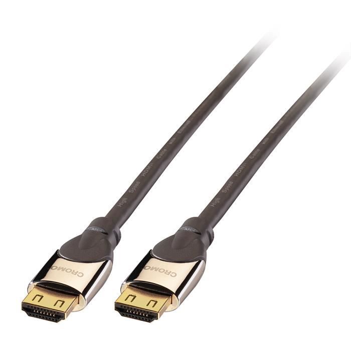 LINDY Câble CROMO HDMI High Speed avec Ethernet - 0,5m