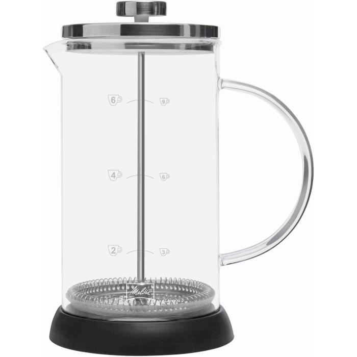 MELITTA Cafetière à piston standard 9 tasses