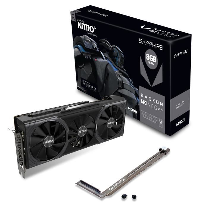 SAPPHIRE Carte Graphique NITRO+ RADEON RX VEGA 56 DUAL HDMI / DUAL DP (UEFI)