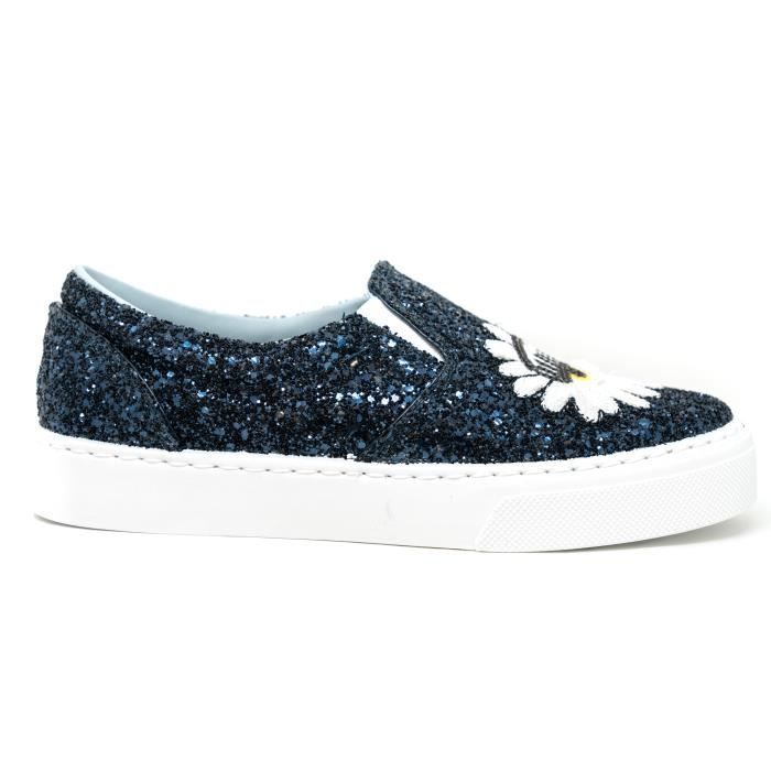 Femme Skate Paillettes Chiara Cf1521blue De Bleu Ferragni Chaussures wf4qAp45