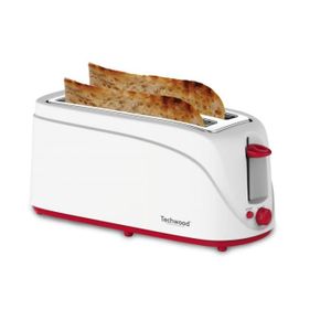TECHWOOD TGP505 Grille pain - Blanc et Rouge