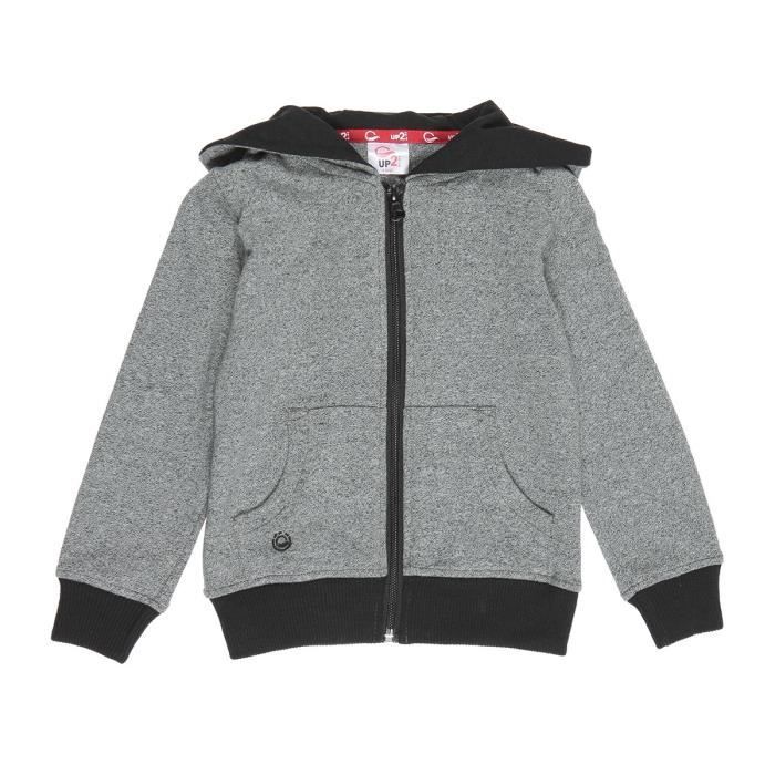 UP2GLIDE Sweatshirt Basic - Enfant fille - Gris anthracite