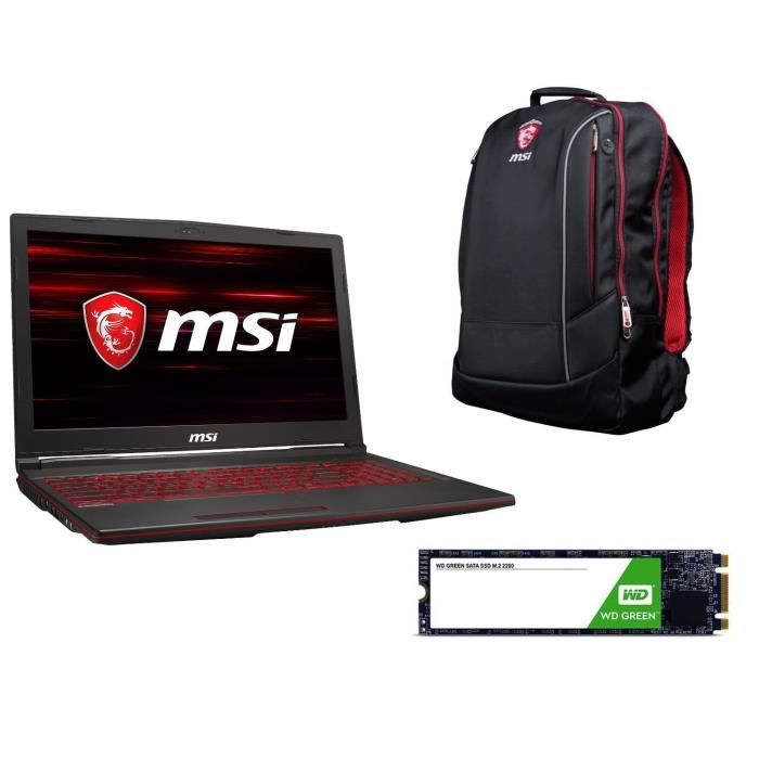 PC Portable - MSI GL63 8RD-640XFR - 15,6\
