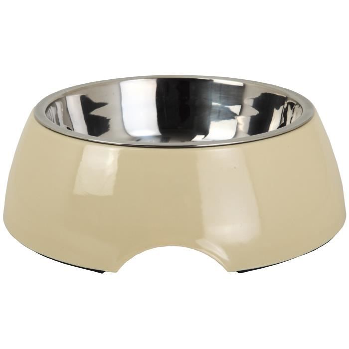 AIME Gamelle en mélamine - Bol inox 700 ml - Pour chat et chien
