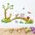 SIMPVALE Grande Jungle Animaux Pont Vinyle Sticker