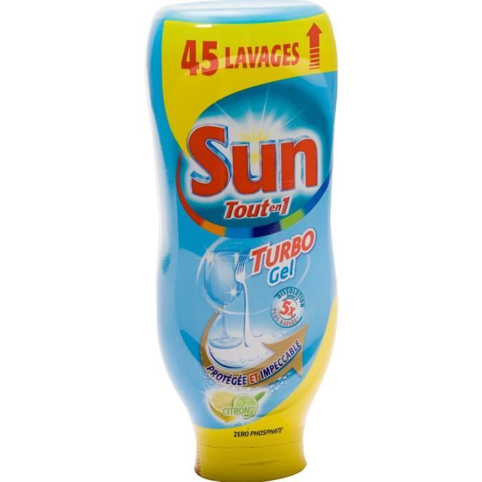 Sun turbo gel Liquide Vaisselle 45 lav cit