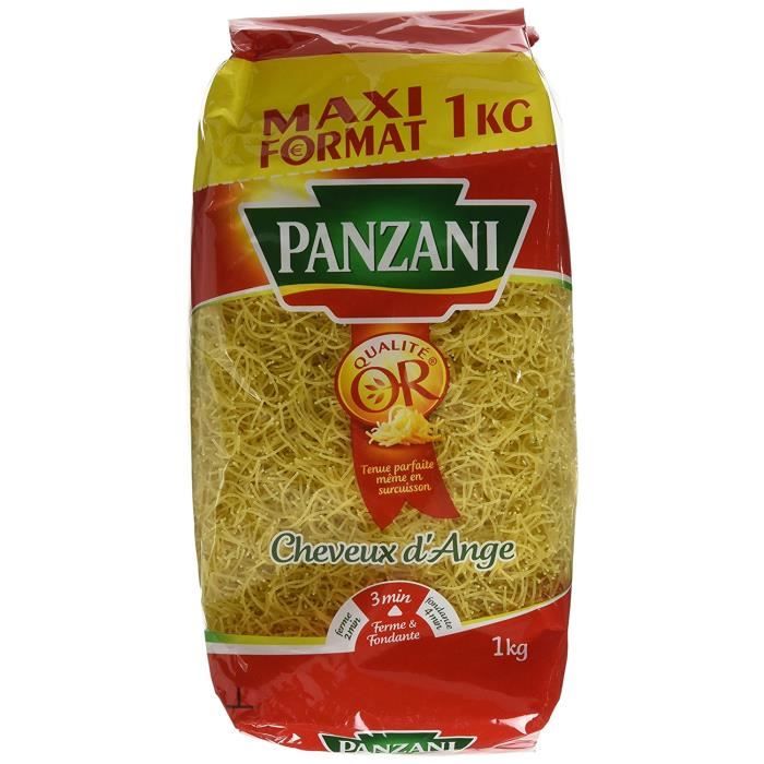 Panzani pâtes cheveux d'ange 1 kg - lot de 3 - achat / vente pâtes