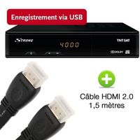 RÉCEPTEUR - DÉCODEUR STRONG SRT 7404 Décodeur TNT HD satellite + câble RÉCEPTEUR - DÉCODEUR STRONG SRT 7404 Décodeur TNT HD satellite + câble