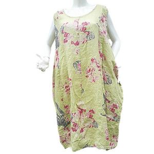 Robe 44 46 48 50 grande taille LIN 100% Femme vêtement ...
