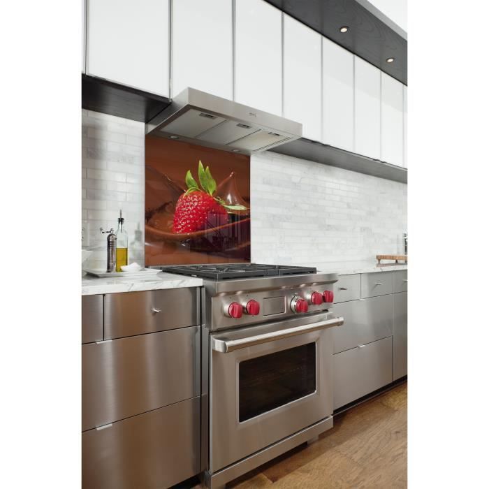 Fond de hotte "Fraise et chocolat" en1