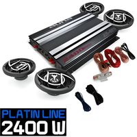 AMPLIFICATEUR HIFI Set Car Hifi 4.0 Ampli + enceintes + câbles AMPLIFICATEUR HIFI Set Car Hifi 4.0 Ampli + enceintes + câbles