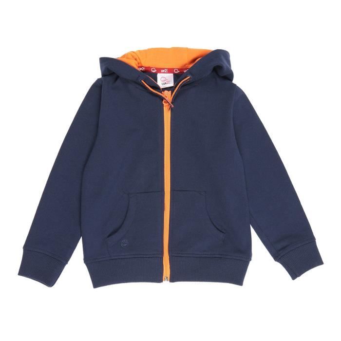 UP2GLIDE Sweatshirt Basic - Enfant garçon - Bleu marine