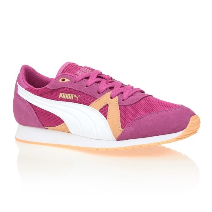PUMA Basket TF-Racer Mesh Femme - Rose