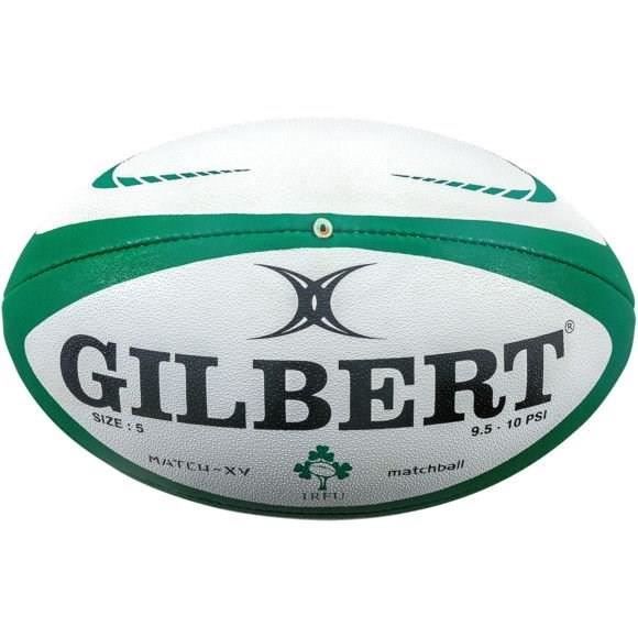 GILBERT Ballon MATCH XV - Irlande - Taille 5 - Blanc / Vert