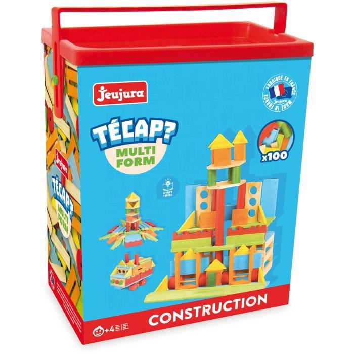 JEUJURA Tecap ? Multiform - 100 planchettes en bois