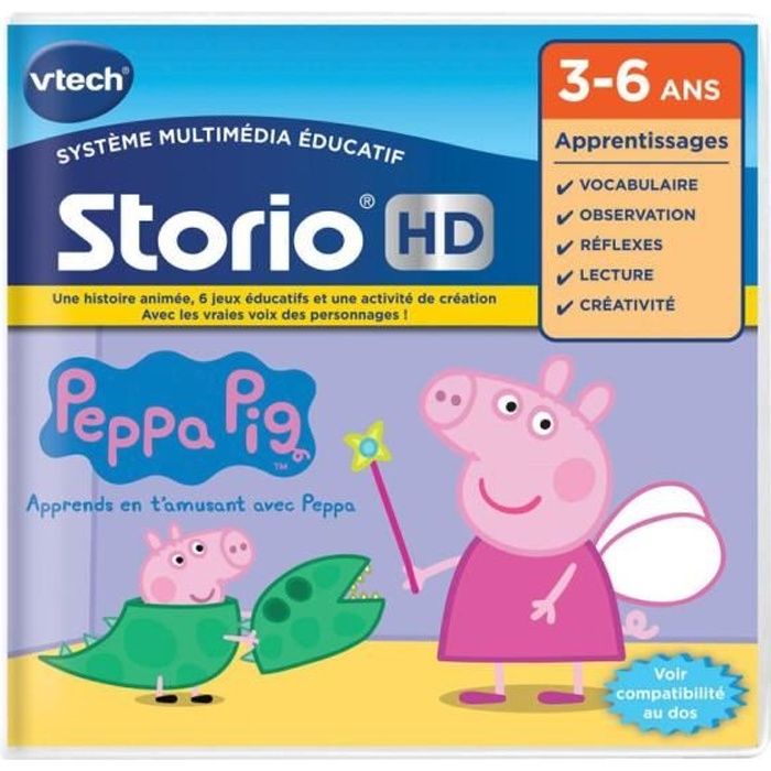Vtech - Jeu Storio HD - Peppa Pig