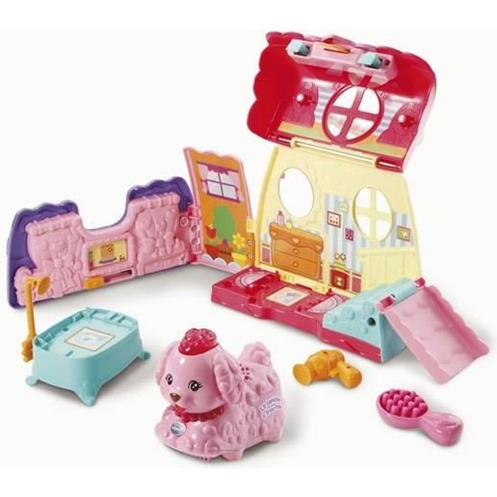 VTECH - Tut Tut Animo - Mon p'tit sac salon de toilettage (+Bijou le caniche à frou-frou)