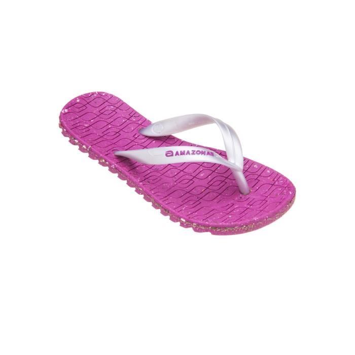 Blanc Tongs Flip flop Fille Rose Et Eco Amazonas xUSq0U1w6