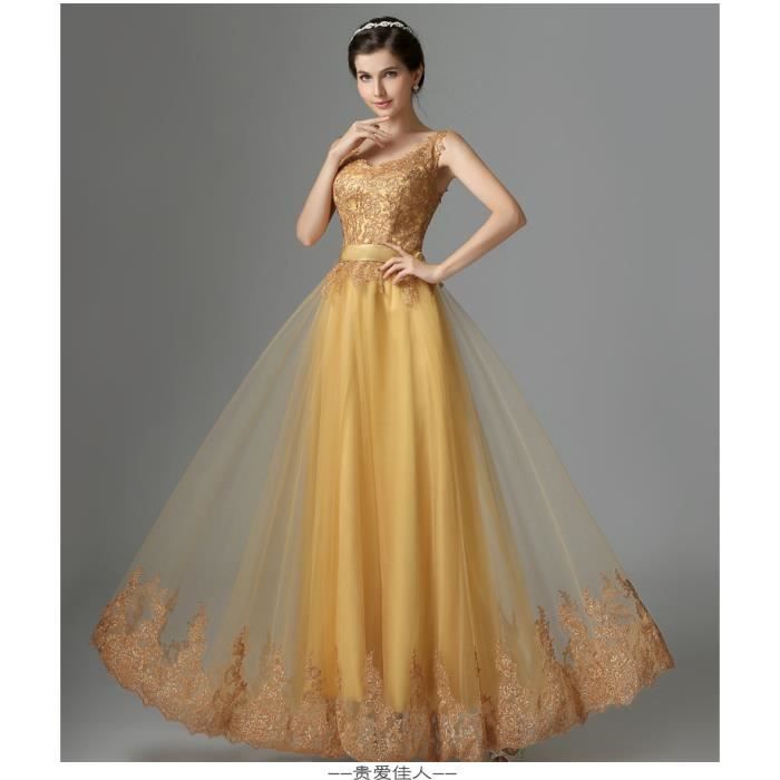 D'or Porter Toast Protocole Or La Vêtements Un Nuit Robe Longue De Le Fête Hôte qSMpzVUG