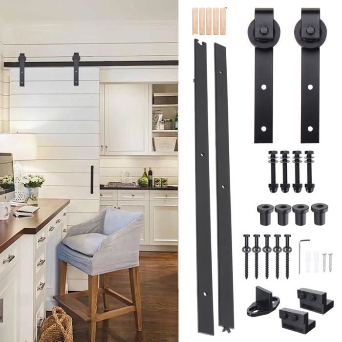 tempsa système porte coulissante d'interieur chambre rail galandage