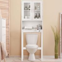 COLONNE - ARMOIRE WC Armoire de toilettes WC Meuble dessus 2 portes Arm COLONNE - ARMOIRE WC Armoire de toilettes WC Meuble dessus 2 portes Arm