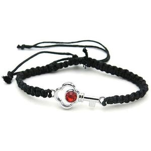 BRACELET , GOURMETTE Bracelet femme Cle Tresse Shamballa Macrame Strass