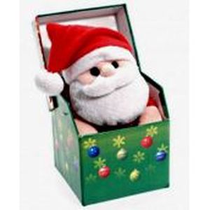 PELUCHE POUR ANIMAL PELUCHE PERE NOEL MUSICAL LUMINEUSE