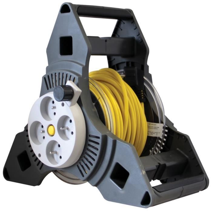 VOLTMAN Enrouleur de bricolage 25 m