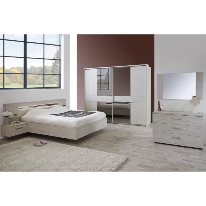 Ensemble chambre à coucher contemporaine coloris pesaro avec armoire ... Ensemble chambre à coucher contemporaine coloris pesaro avec armoire ...