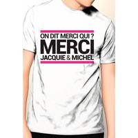 T-SHIRT T-shirt Jacquie & Michel n°9 - Blanc - Large T-SHIRT T-shirt Jacquie & Michel n°9 - Blanc - Large