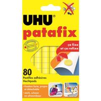 COLLE - PATE ADHESIVE UHU Patafix Jaune 80 pastilles COLLE - PATE ADHESIVE UHU Patafix Jaune 80 pastilles