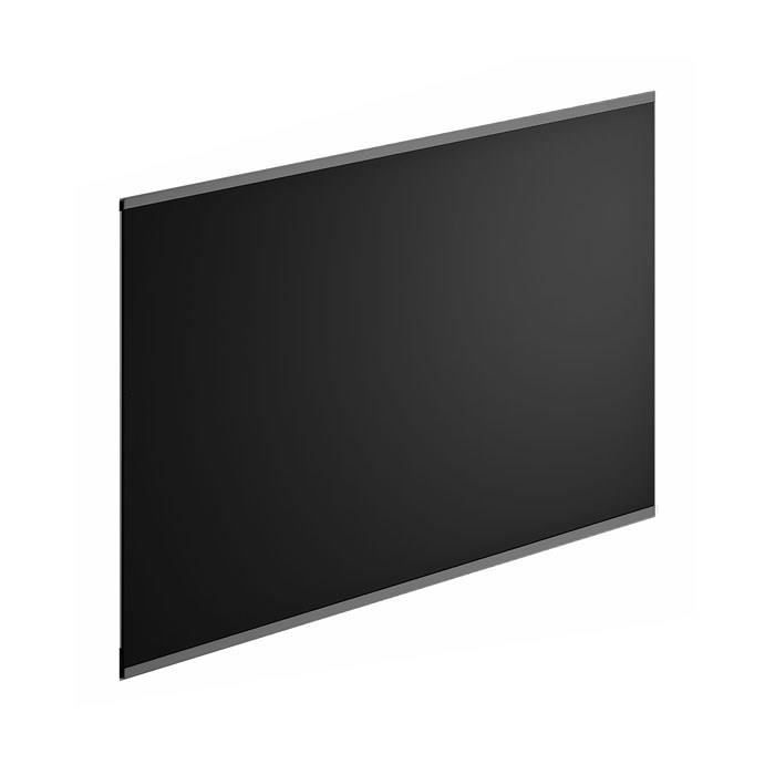 Crédence en verre de 5mm d'épaisseur - Noir - 80x45cm