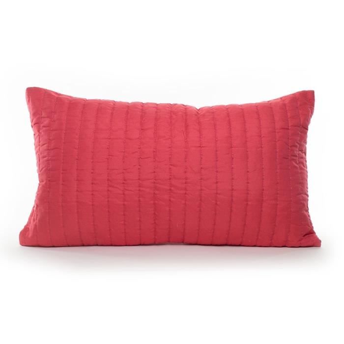ANDORA Coussin déhoussable LILI 30x50 cm corail