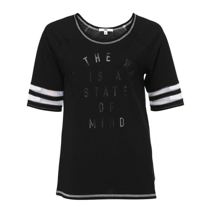VANS T-Shirt Prism Noir Femme