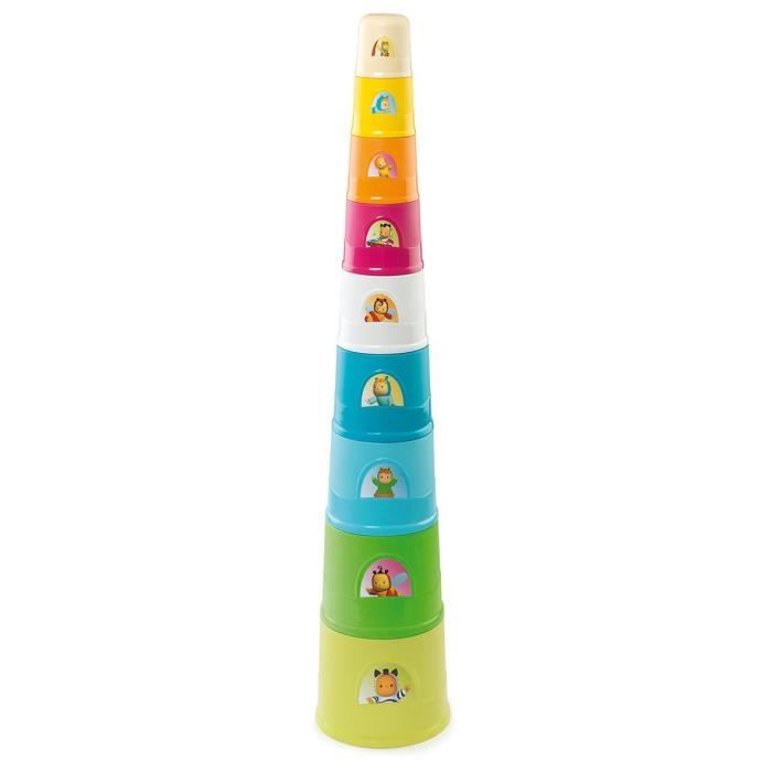 SMOBY Cotoons Super Magic Tower 73 cm 9 Gobelets