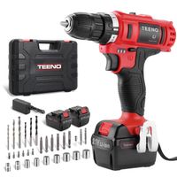 PERCEUSE TEENO® Perceuse visseuse sans fil PSR 21V+ 2 batte PERCEUSE TEENO® Perceuse visseuse sans fil PSR 21V+ 2 batte
