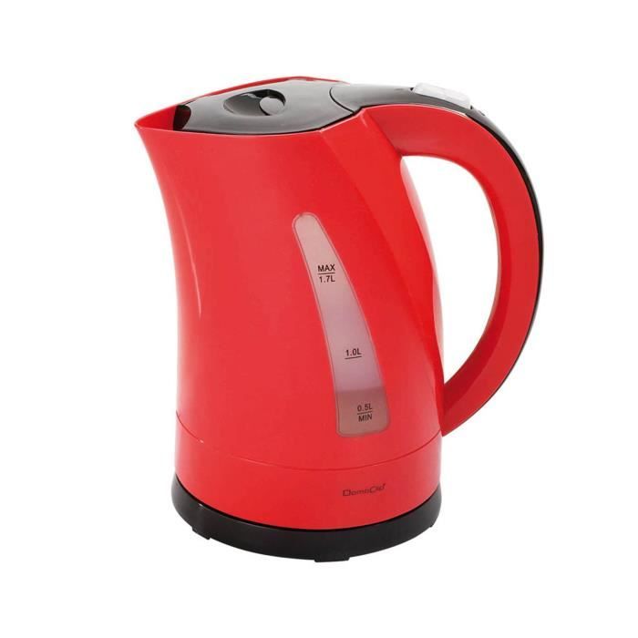 DOMOCLIP DOM298RN Bouilloire électrique - Rouge