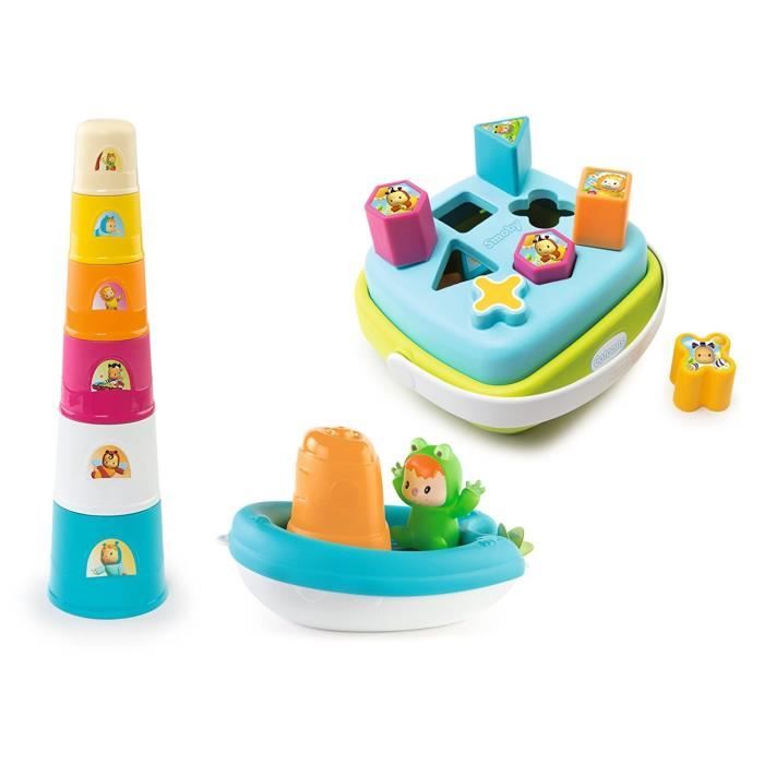 SMOBY Cotoons Coffret 1er Age 3 pièces