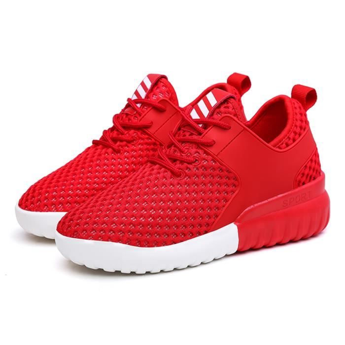 Femme Chaussures Sneakers Arrivee Nouvelle Lger Basket rouge Confortable Antidrapant Slipon Noir Loafer Extravagant blanc 2018 ymO08nNwPv