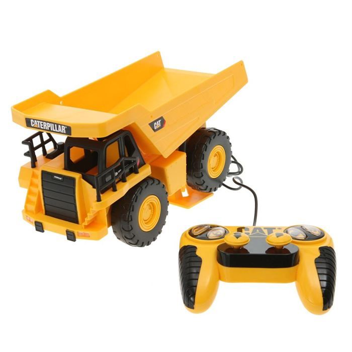 BON ETAT   Toy State   Camion benne Caterpillar motorisée de 33 cm