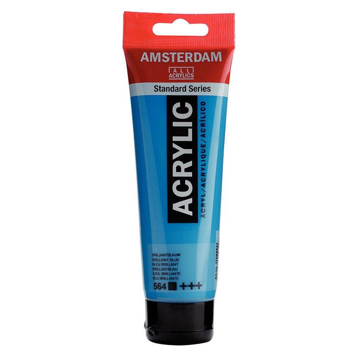Amsterdam Peinture Acrylique 120ml Bleu B Achat Vente