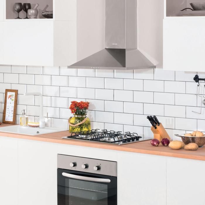 Hotte cuisine murale Silverline TESSY inox 9002