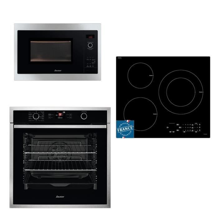 PACK CUISSON SOP5764X Four + SPI5361B Table de cuisson induction + SMS4340B Micro-ondes
