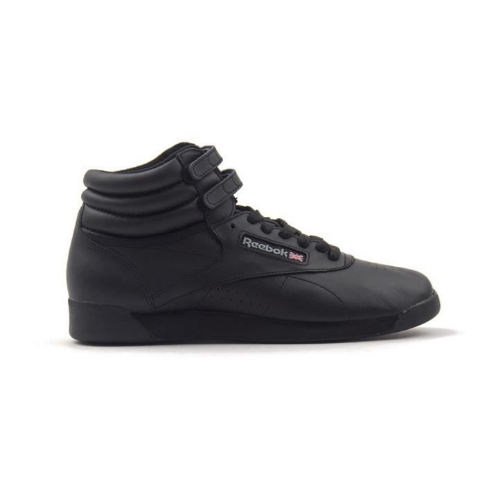 REEBOK Baskets Multisport Freestyle Hi - Femme - Noir