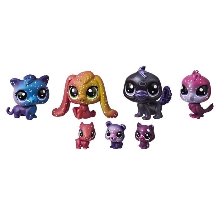 LITTLEST PETSHOP - Collection Galaxie - 4 Minis + 3 Teensie Petshops N°3