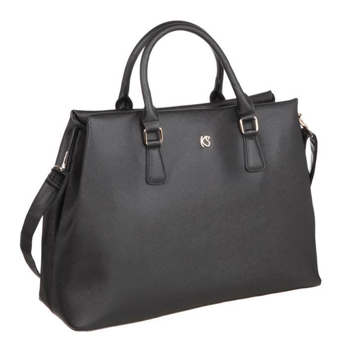 KINSTON - Sac A Main BLACK Noir