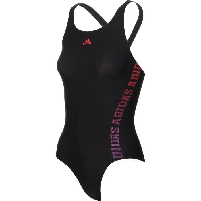 ADIDAS Maillot de bain piscine Garuva 1 pièce - Femme - Noir et rose