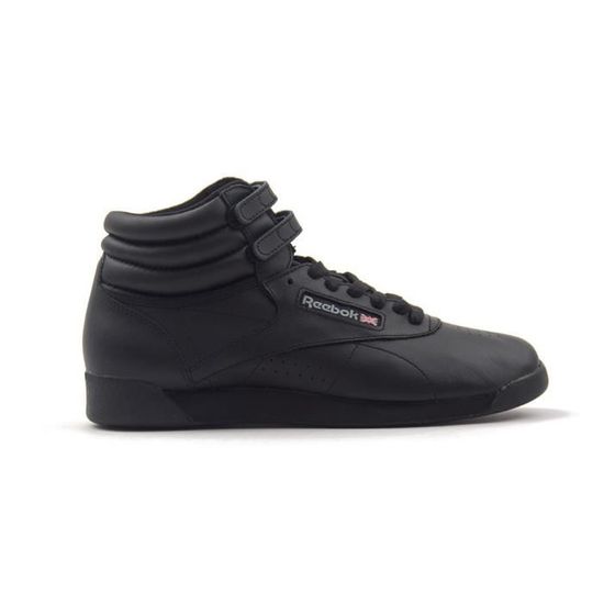 REEBOK Baskets Multisport Freestyle Hi - Femme - Noir Noir - Achat / Vente basket REEBOK Baskets Multisport Freestyle Hi - Femme - Noir Noir - Achat / Vente basket