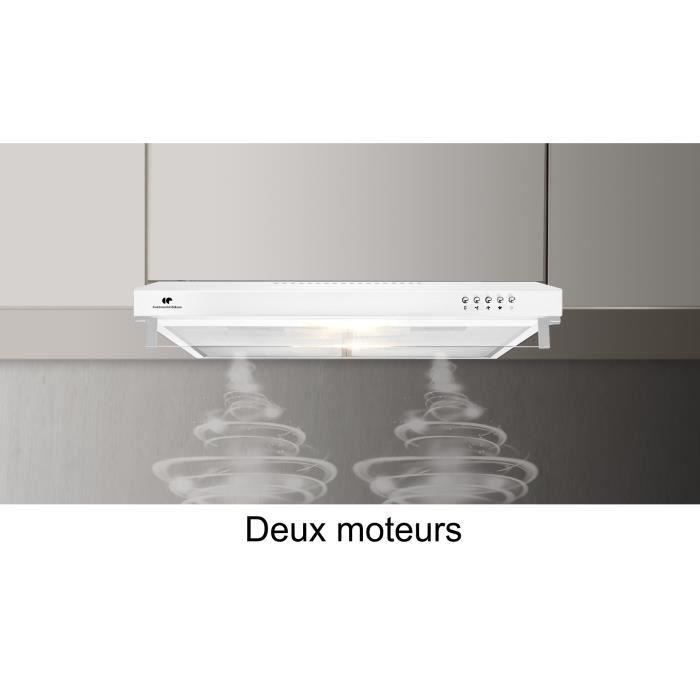 CONTINENTAL EDSION CEHC440W Hotte visière2