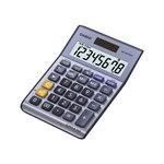 CASIO Calculatrice de bureau MS88TER II bleue